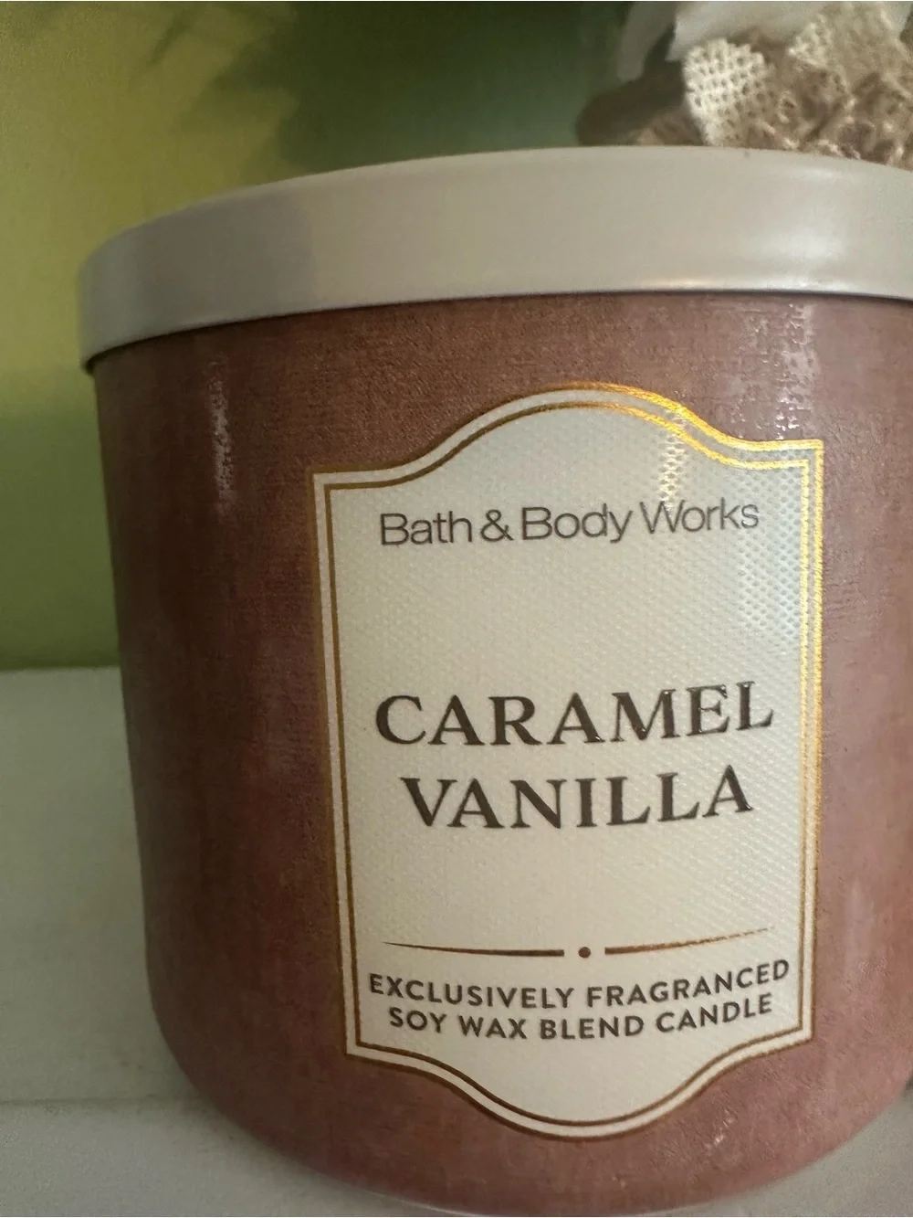 Bath & Body Works Caramel Vanilla Soy Wax Candle Bundle (2)